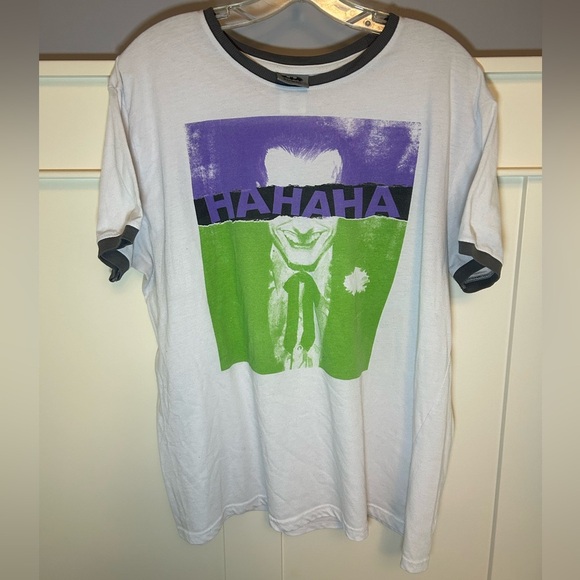 90's rare Batman Official Joker ringer t-shirt - Picture 1 of 8